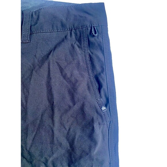 Quicksilver Men's Amphibian Black Dry Flight 4 Way Stretch Board Shorts -Sz 32 - Picture 3 of 16